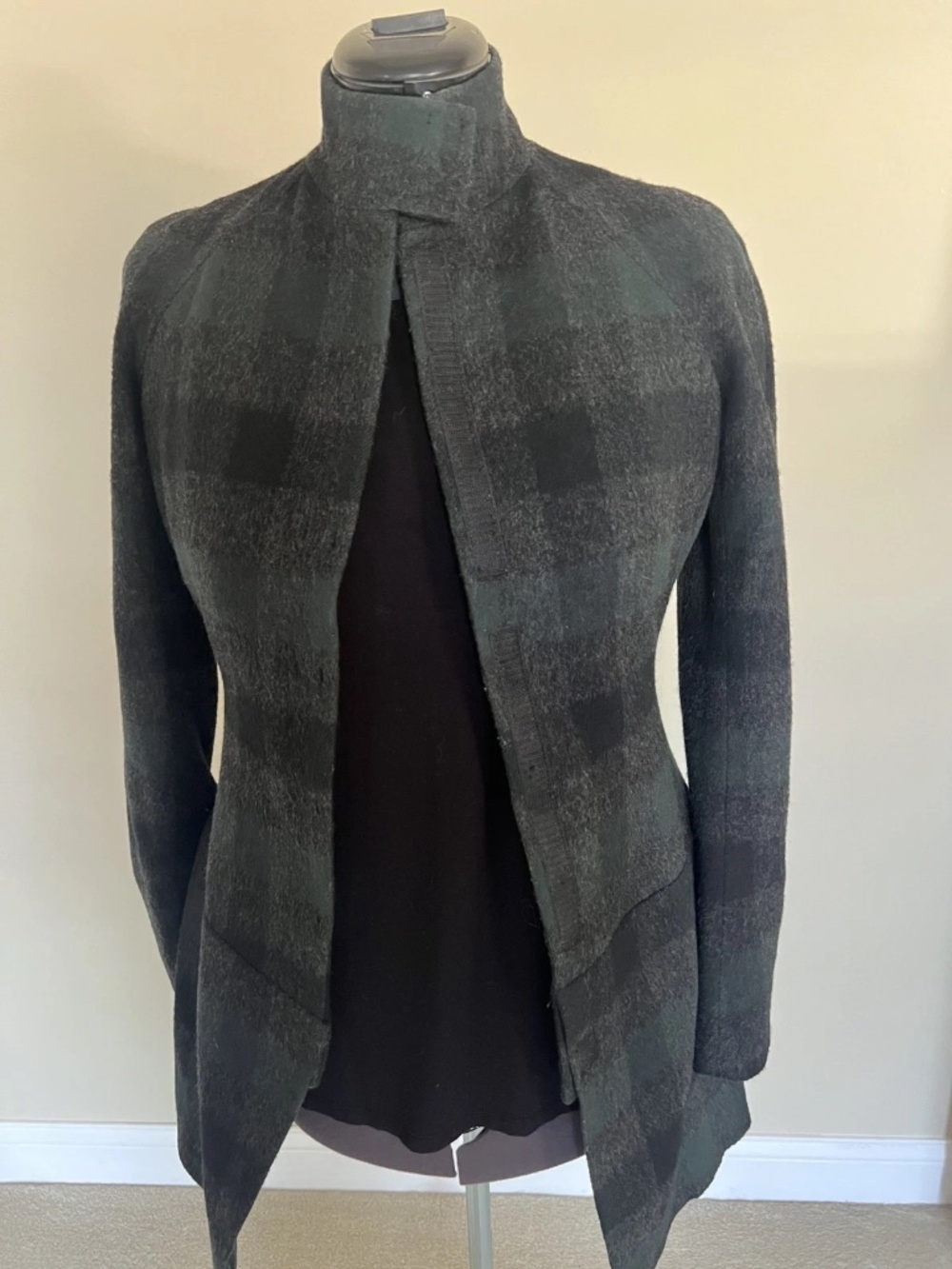 Jil Sander Wool Coat Womens Size 38 Gray